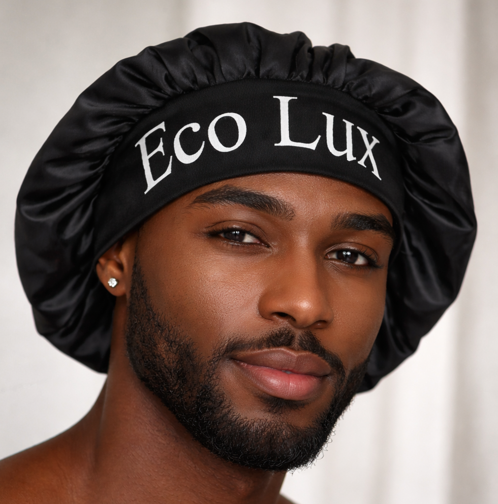 Eco Lux Satin Bonnet – Luxury Hair Protection for Men & Women | Silk Sleep Cap for Healthy Hair