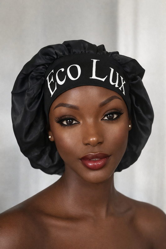 Eco Lux Satin Bonnet – Luxury Hair Protection for Men & Women | Silk Sleep Cap for Healthy Hair