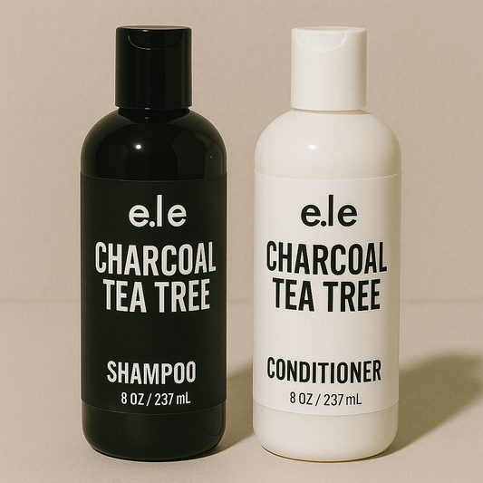 e.l.e Charcoal Tea Tree Shampoo & Conditioner Duo (8 oz each)