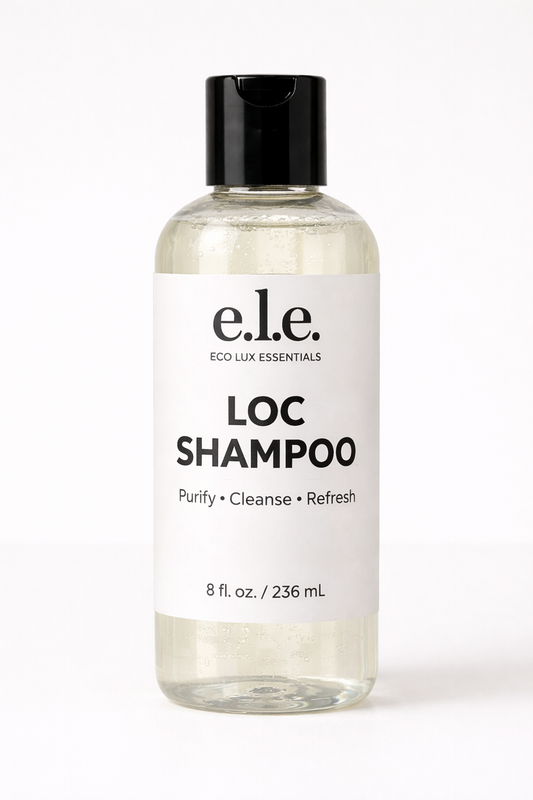 e.l.e- Loc Shampoo – Lightweight Herbal Cleanse for Healthy, Buildup-Free Locs (8 oz)