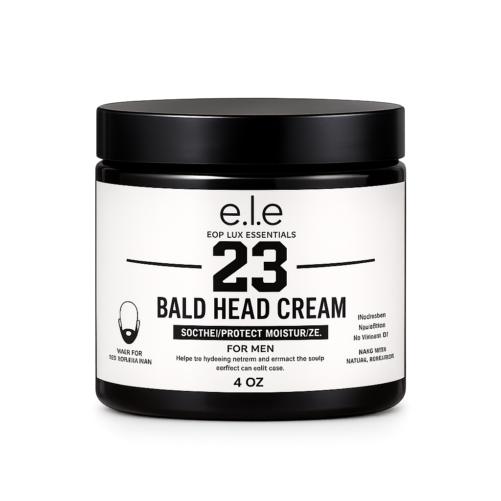 23 Bald Head Cream™ | Premium Moisturizing Cream for Bald Heads & Beards