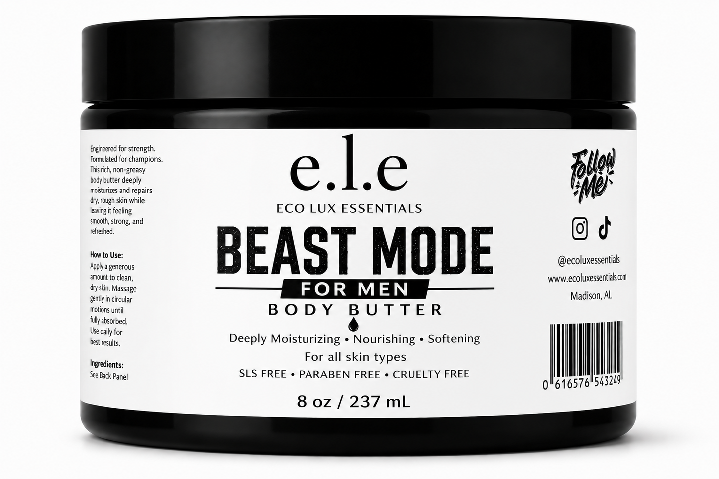 Beast Mode Body Butter For Men