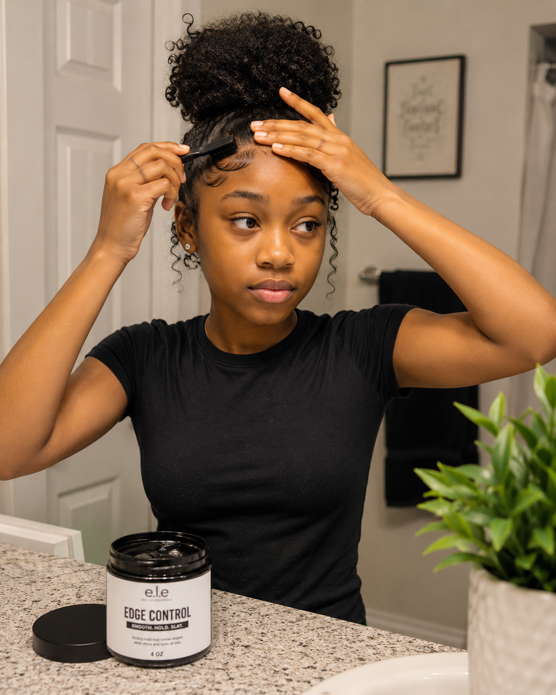 e.l.e Vegan Edge Control | Medium Hold | Eco Lux Essentials