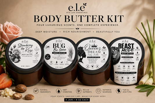 e.l.e -Body Butters with Shea Butter 8oz