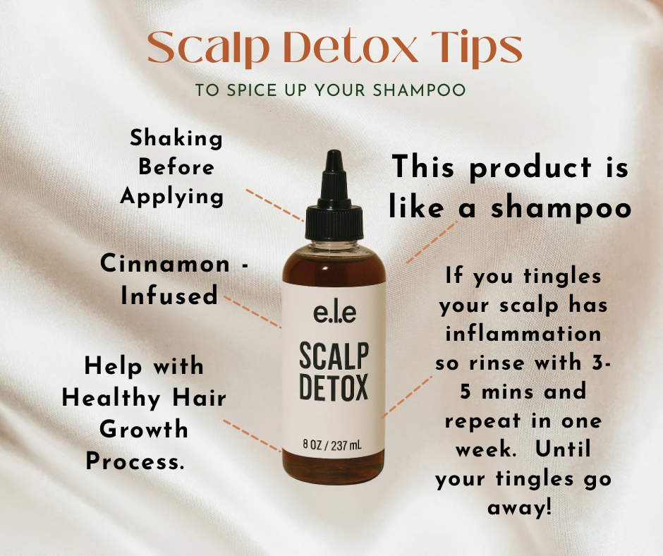 e.l.e Scalp Detox – 8 oz | Clarifying Scalp Cleanser for Locs, Braids & Natural Hair