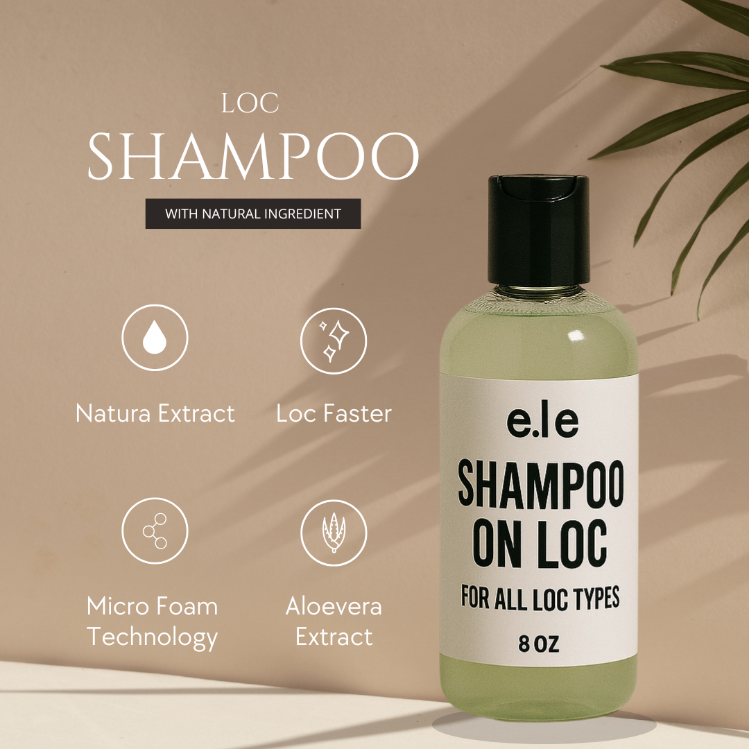 e.l.e “Shampoo On Loc” – Deep-Cleaning Shampoo for All Loc Types (8oz)