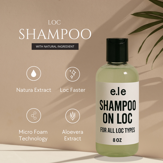 e.l.e “Shampoo On Loc” – Deep-Cleaning Shampoo for All Loc Types (8oz)