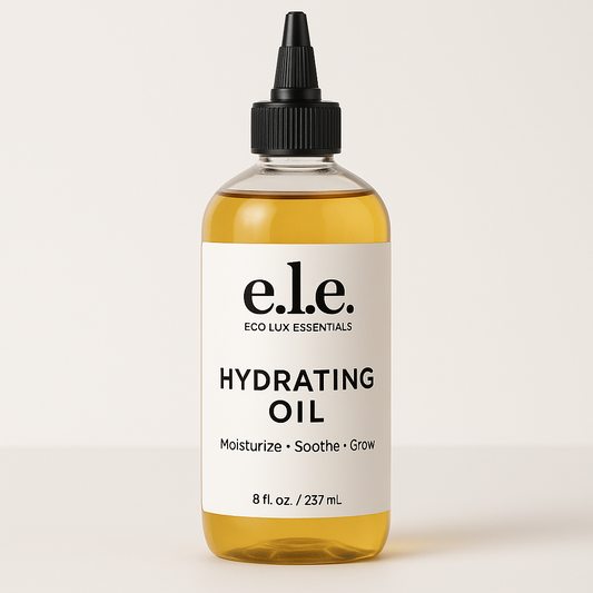 e.l.e Hydrating Oil – 4-8 oz | Lightweight Nourishing Scalp Treatment