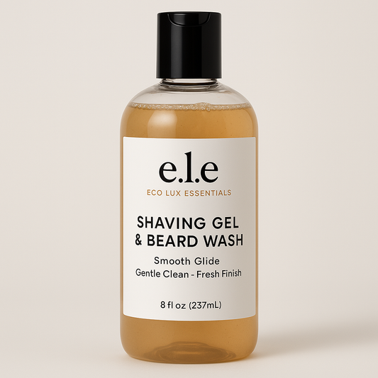 e.l.e Shaving Gel & Beard Wash 8oz